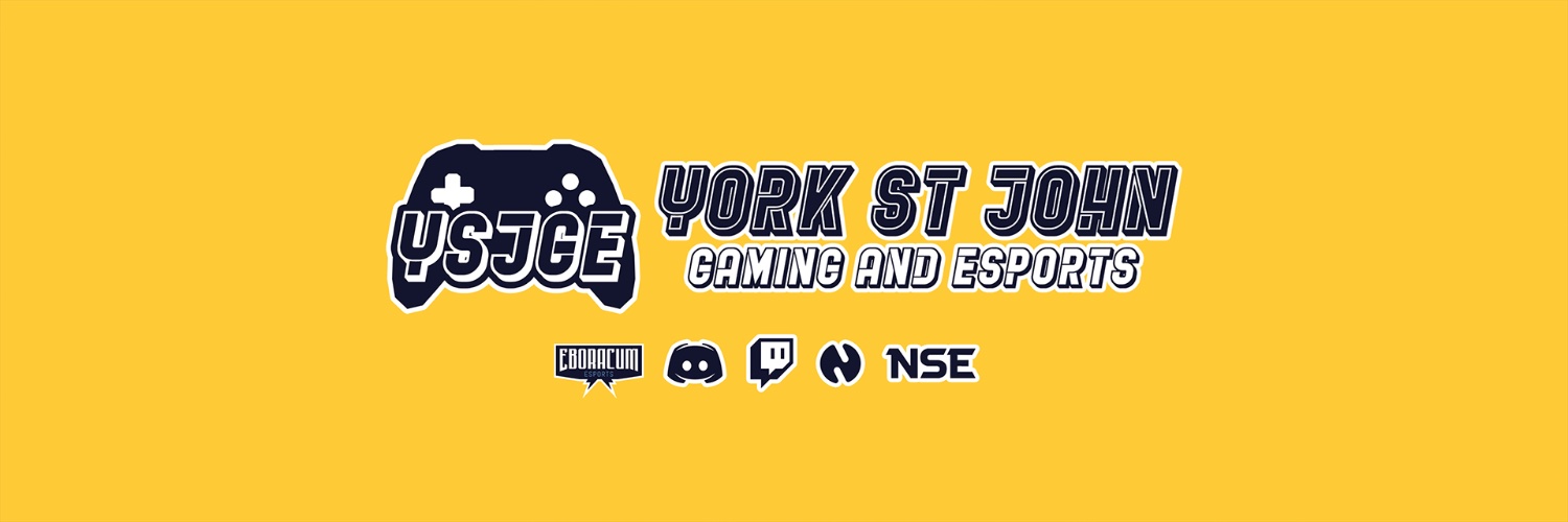 York St John Gaming & Esports Society banner