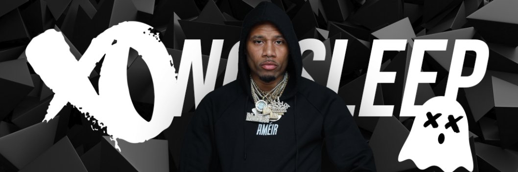X.O. No Sleep banner