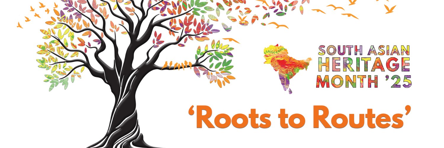 South Asian Heritage Month's banner