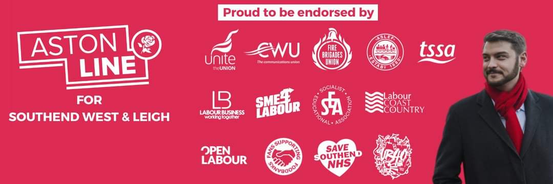 Aston Line Labour banner
