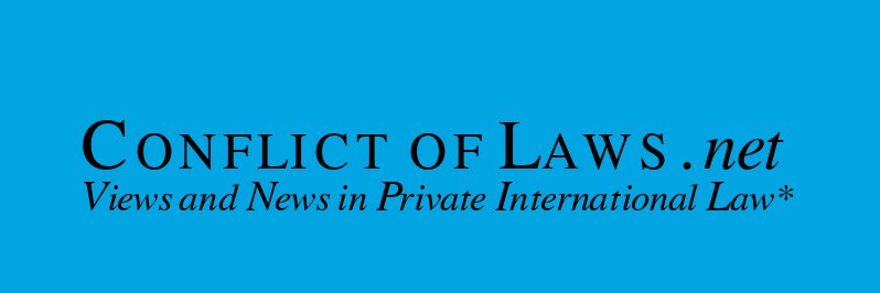 Conflict of Laws .net banner