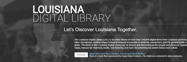 Louisiana Digital Library Profile Banner