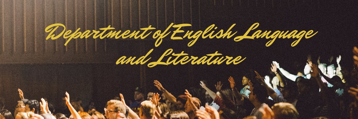 SF State English Department banner