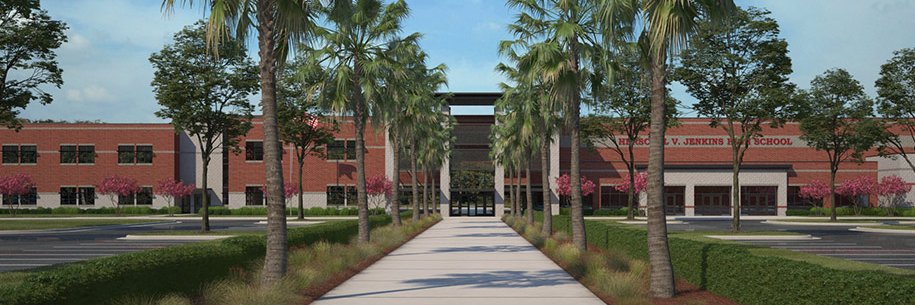 Herschel V. Jenkins High School banner