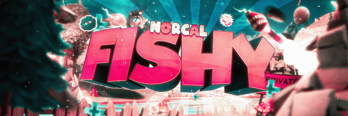 6 Foot Fishy banner