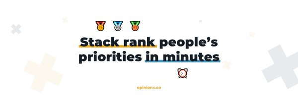 MyOpinionX Profile Banner