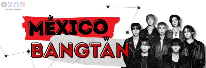 México With Bangtan 🇲🇽 banner