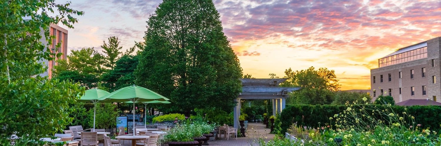 Allen Centennial Garden banner