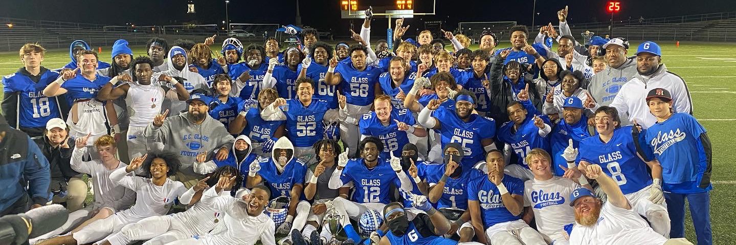 E.C. Glass Topper Touchdown Club banner