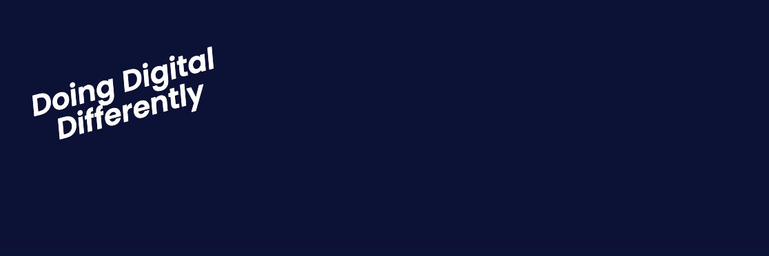 Doing Digital Differently banner
