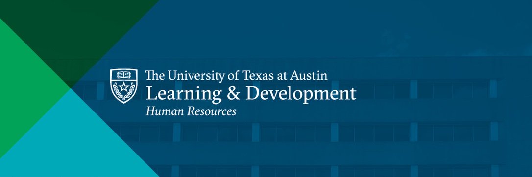 UT Learning & Development banner