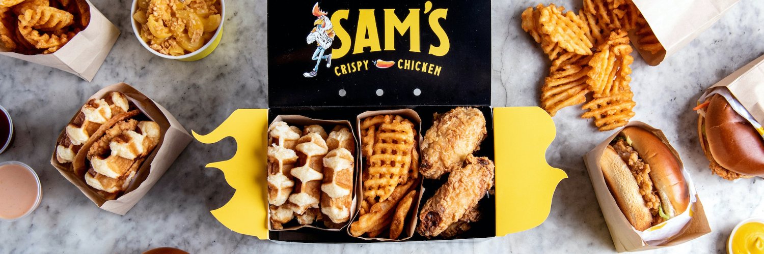 Sam's Crispy Chicken banner