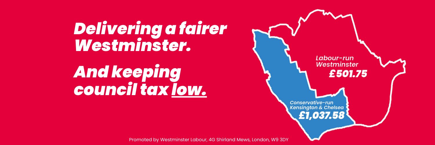 Labour in Westminster's banner