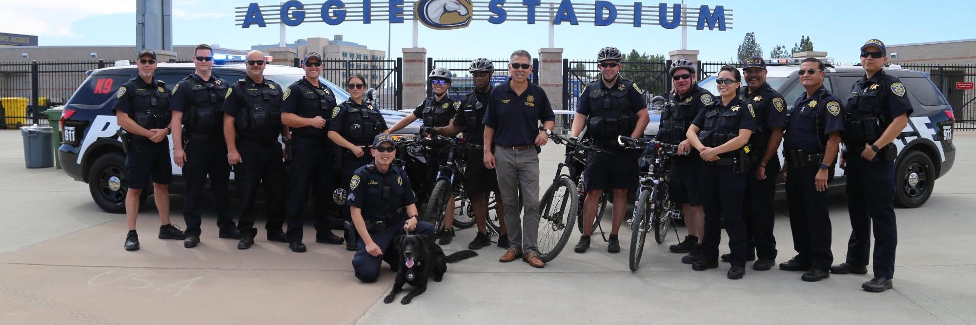 UC Davis Police banner