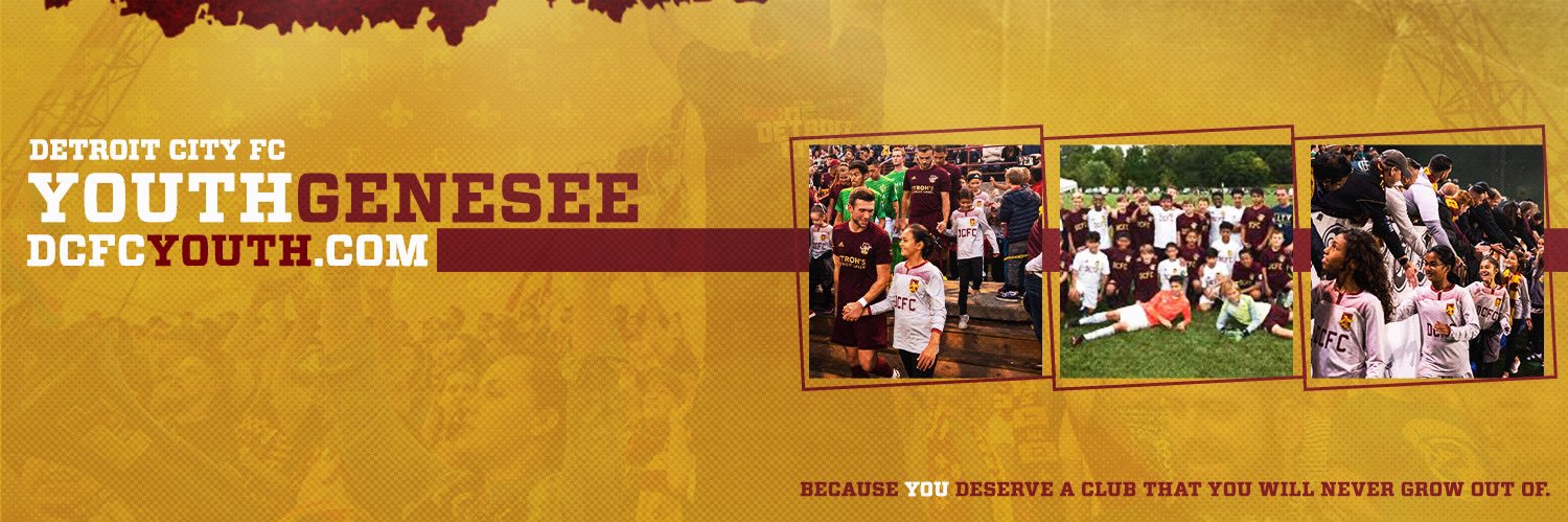 Detroit City FC Youth Genesee banner