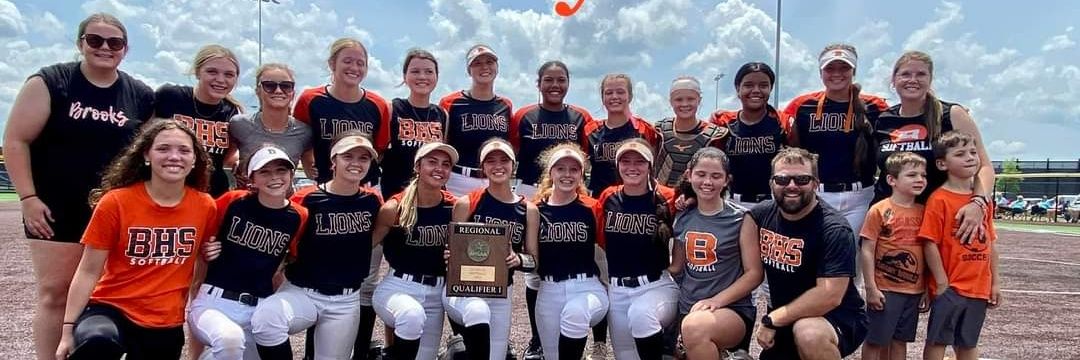 Brooks High School Softball banner