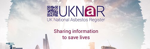 UK National Asbestos Register banner