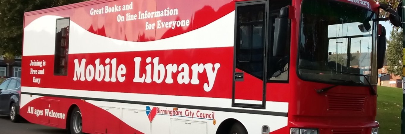 Birmingham Mobile Library Service banner