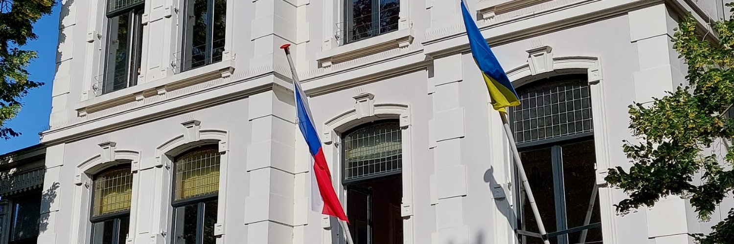 Czech Embassy in The Hague's banner
