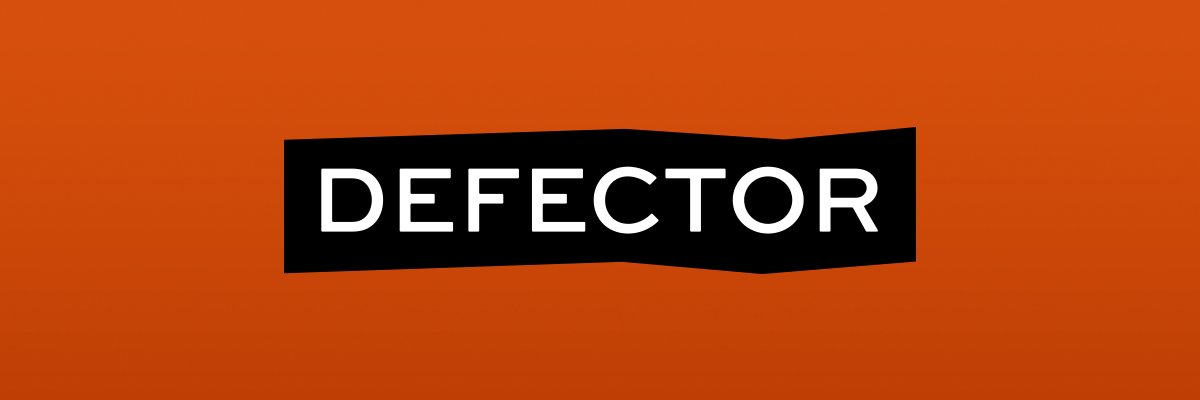 Defector's banner