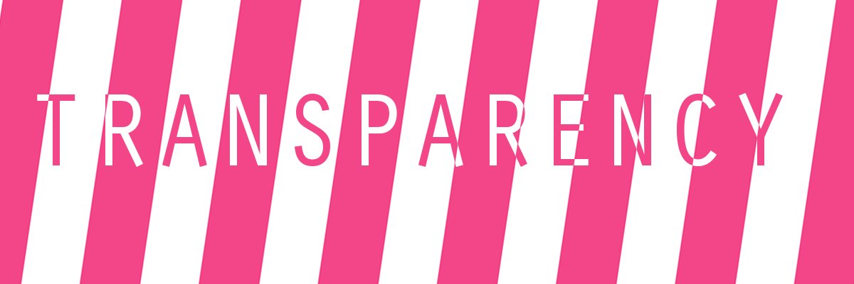 Transparency banner