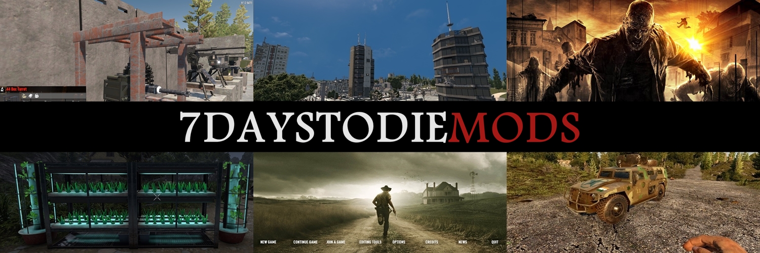 7 Days to Die Mods banner