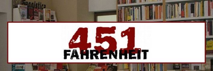 Libreria Fahrenheit 451 Piacenza banner