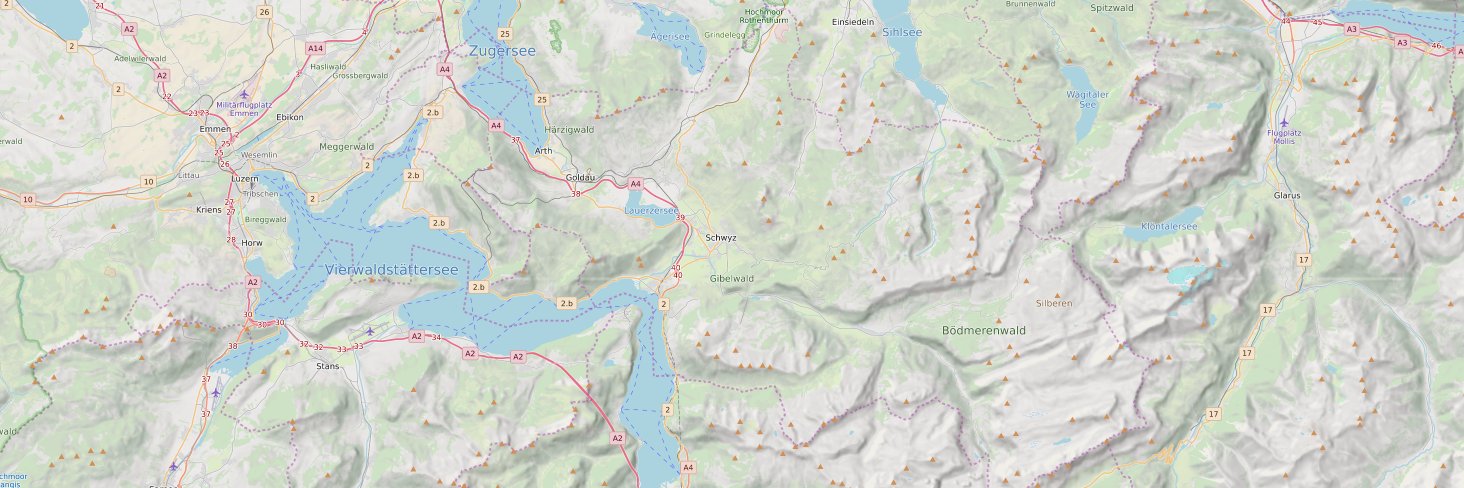 Swiss OpenStreetMap banner