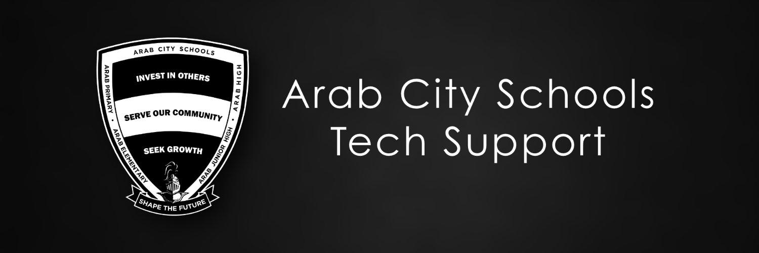 Arab City Schools Technology Department banner