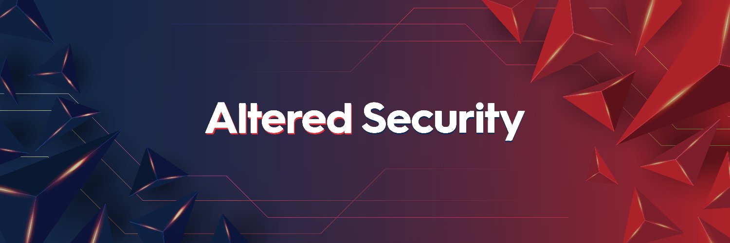 Altered Security banner