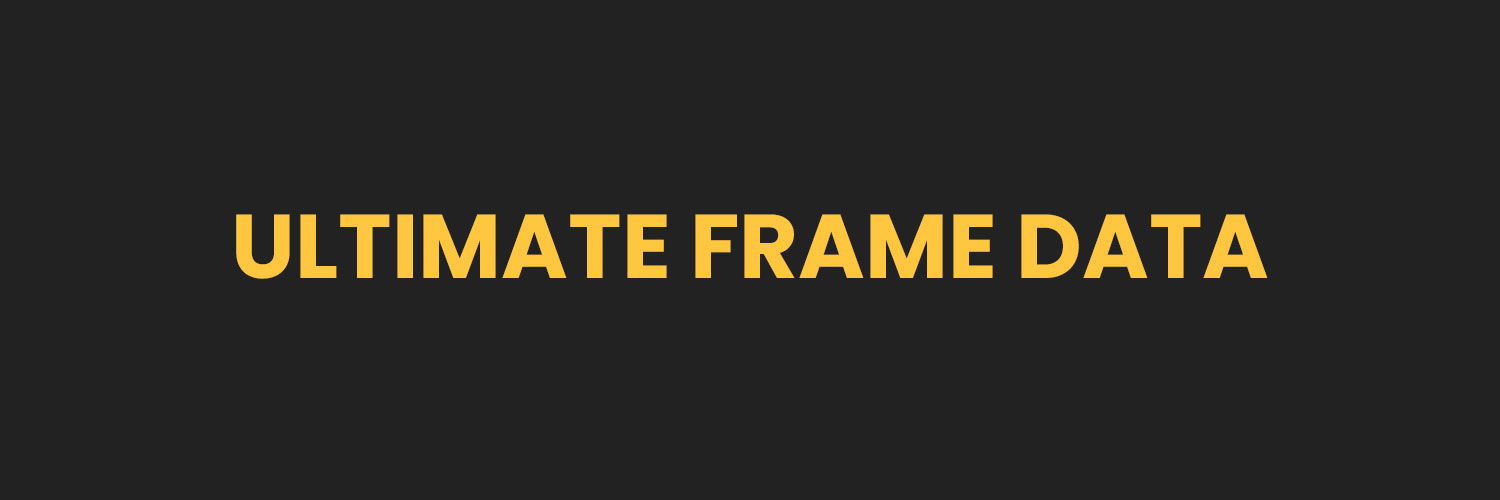 Ultimate Frame Data banner