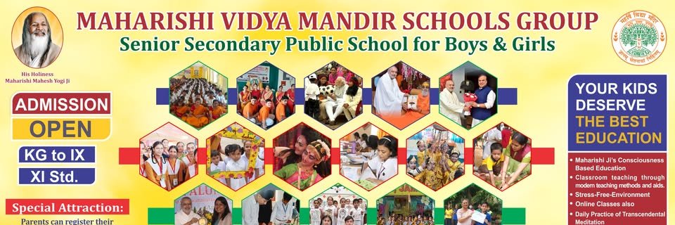 Maharishi Vidya Mandir Schools Group banner