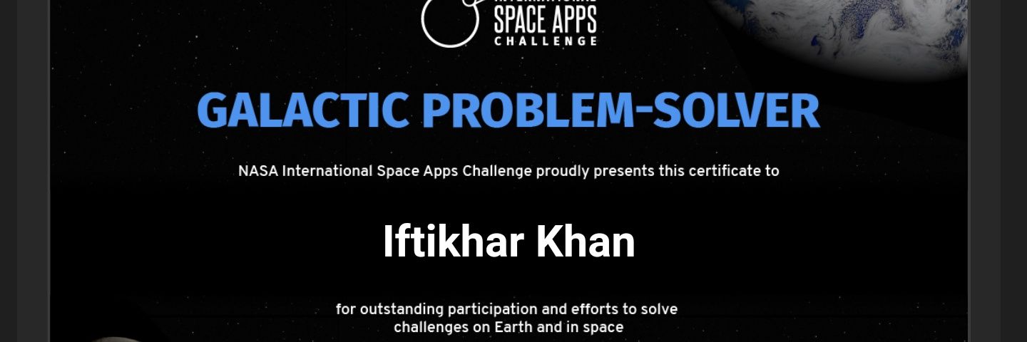 Iftikhar khan's banner