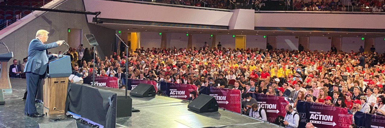 Students for Trump at ASU banner