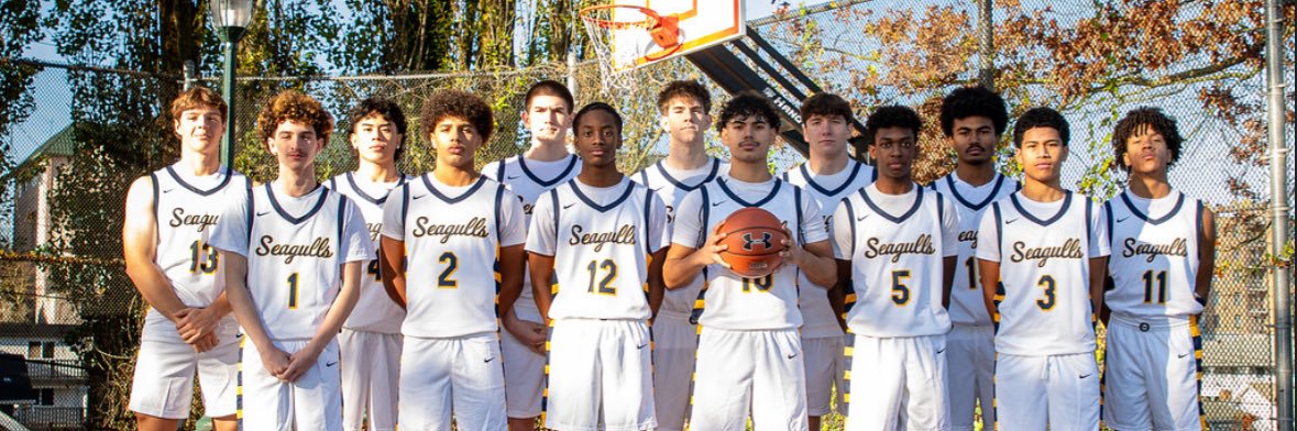 Everett Seagulls Boys Basketball banner