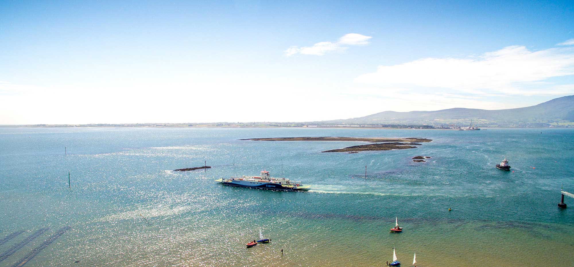Carlingford Lough Ferry Sailing Status banner