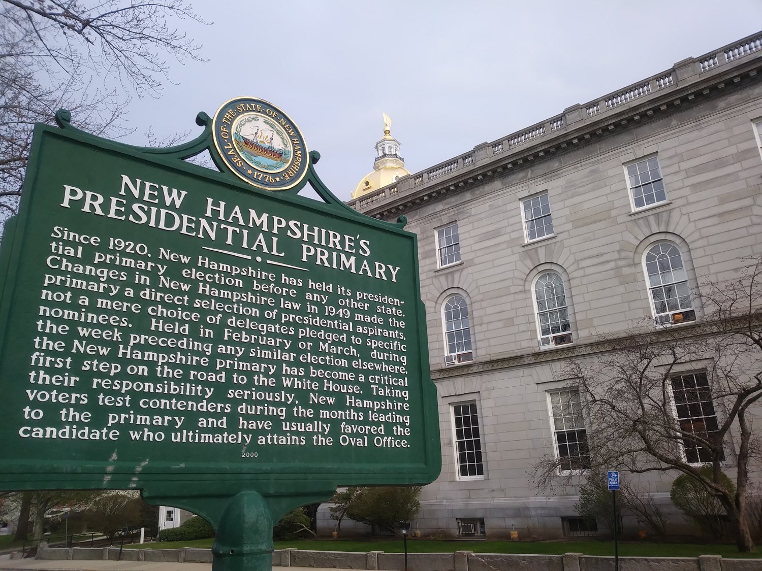 New Hampshire Secretary of State's banner
