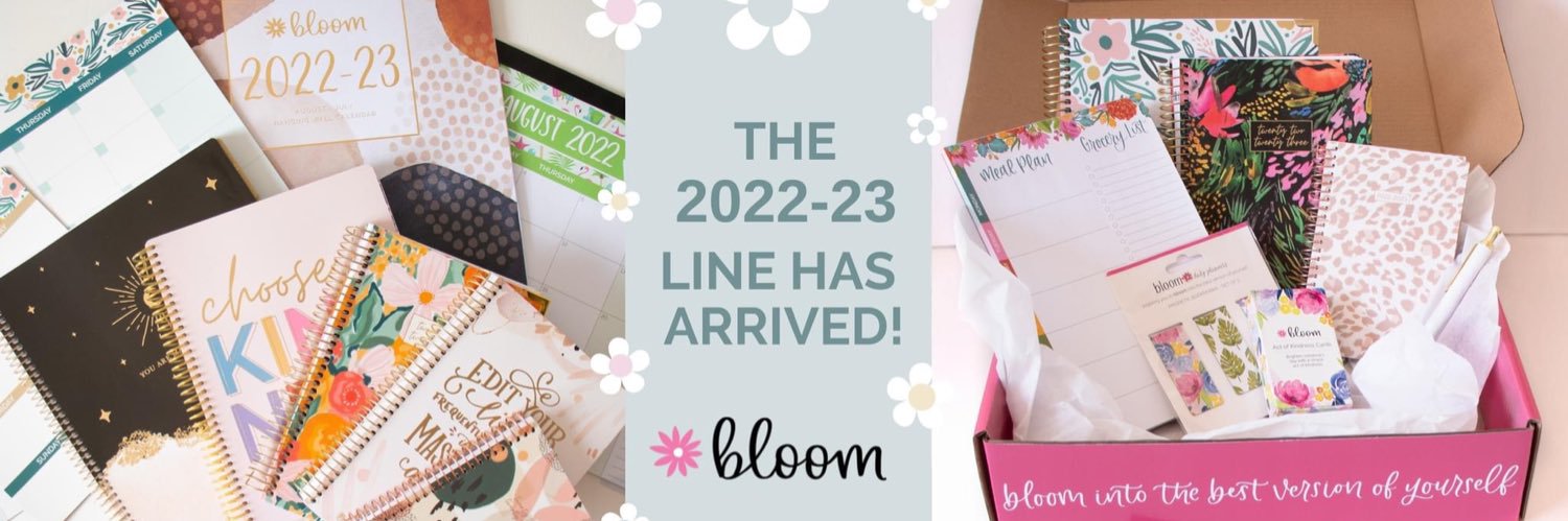 bloom daily planners banner