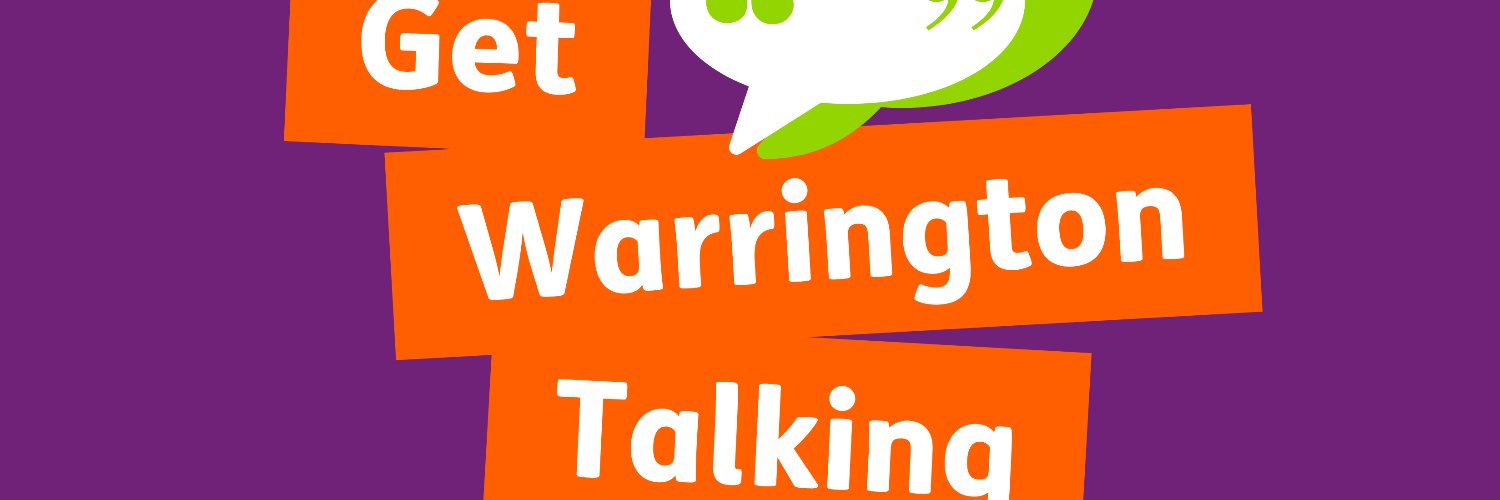 Get Warrington Talking banner