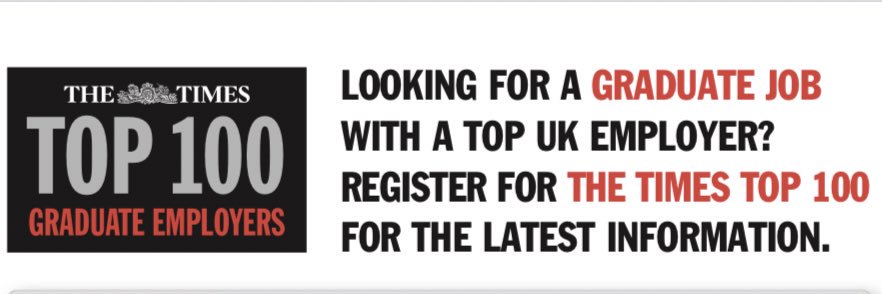 Times Top 100 - UoY banner