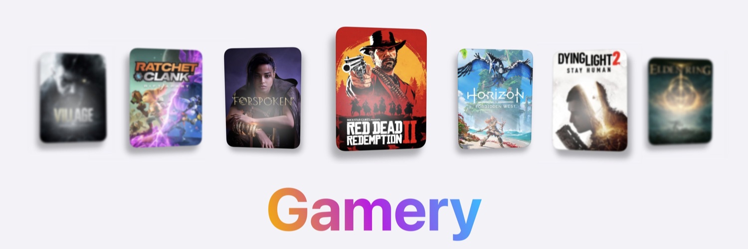 Gamery - Game Tracker App's banner