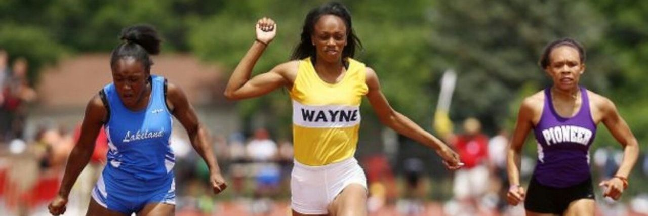 Wayne Memorial CC and Track and Field banner