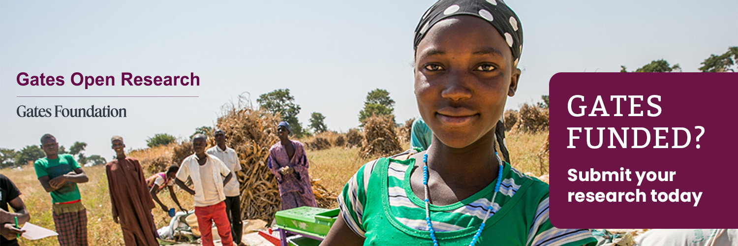 Gates Open Research banner