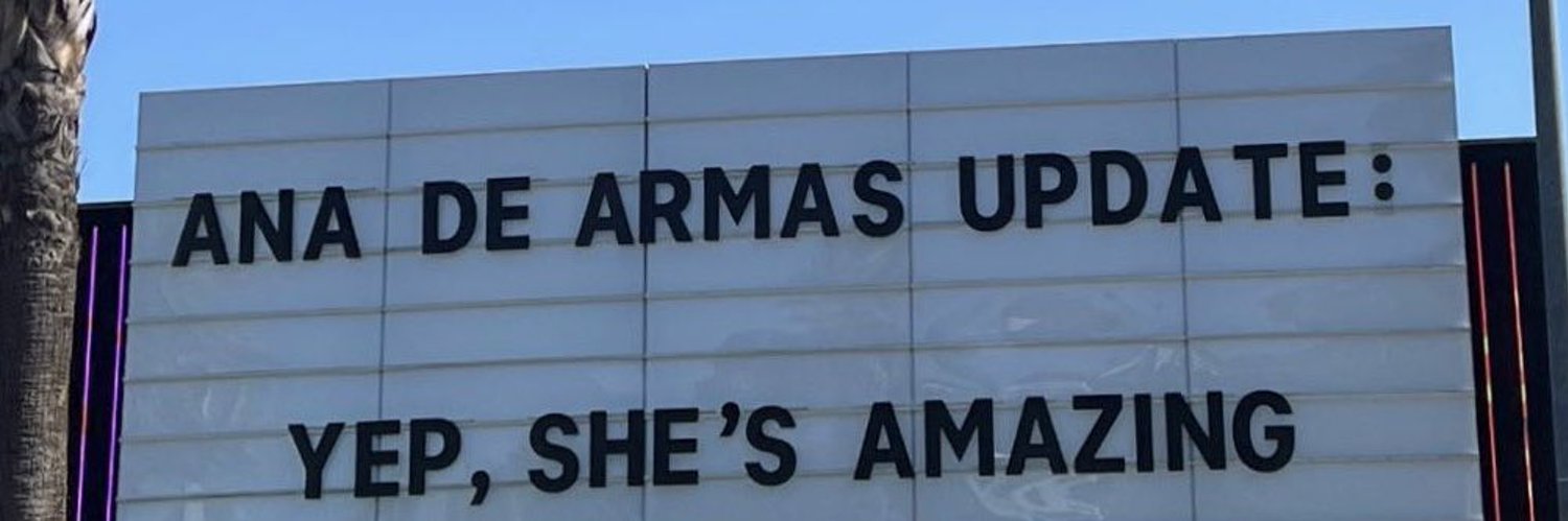 Ana de Armas Updates Profile Banner
