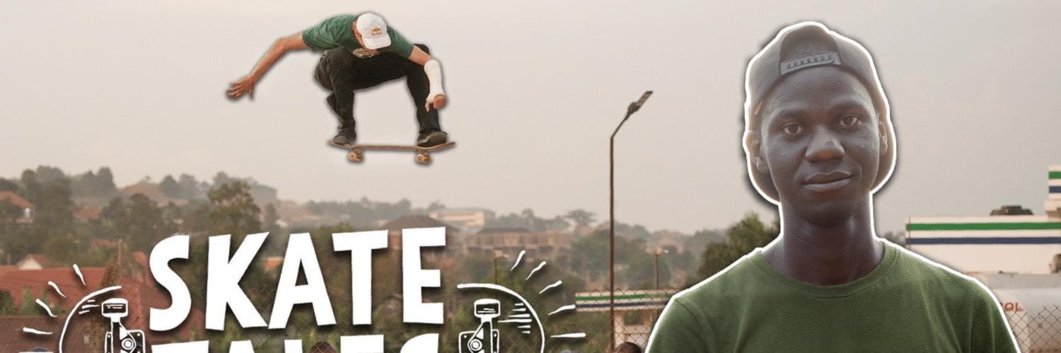 Uganda Skateboard Society's banner