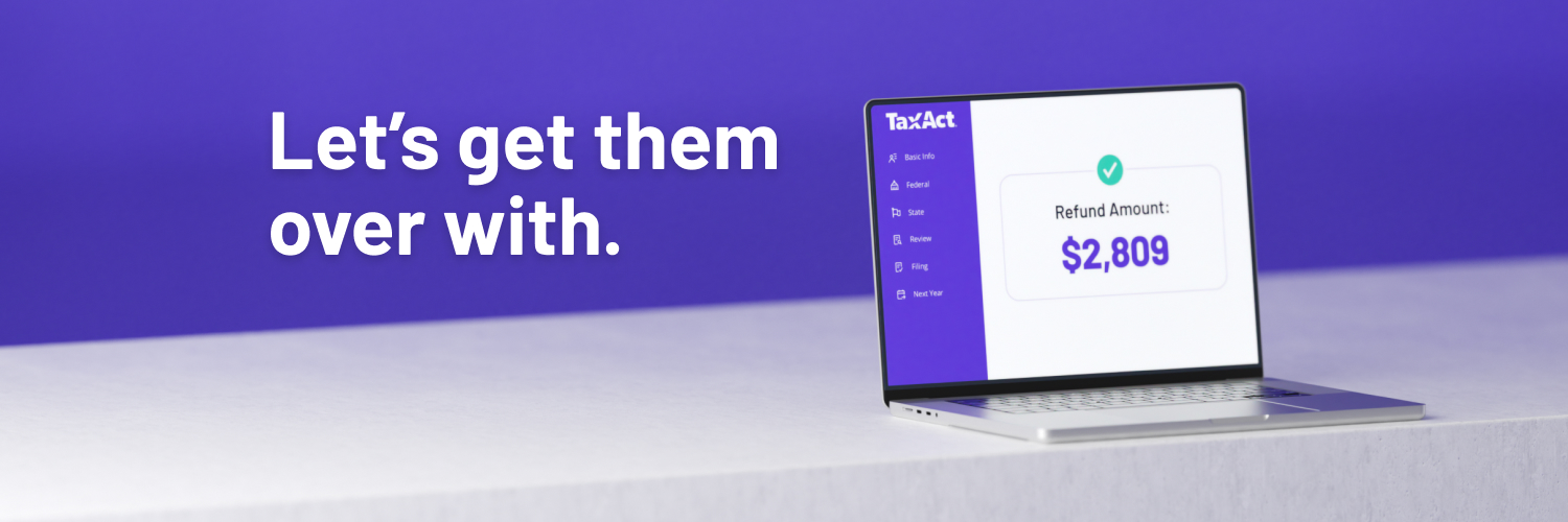TaxAct banner