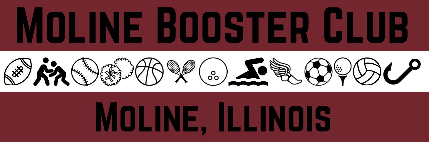 Moline Booster Club banner