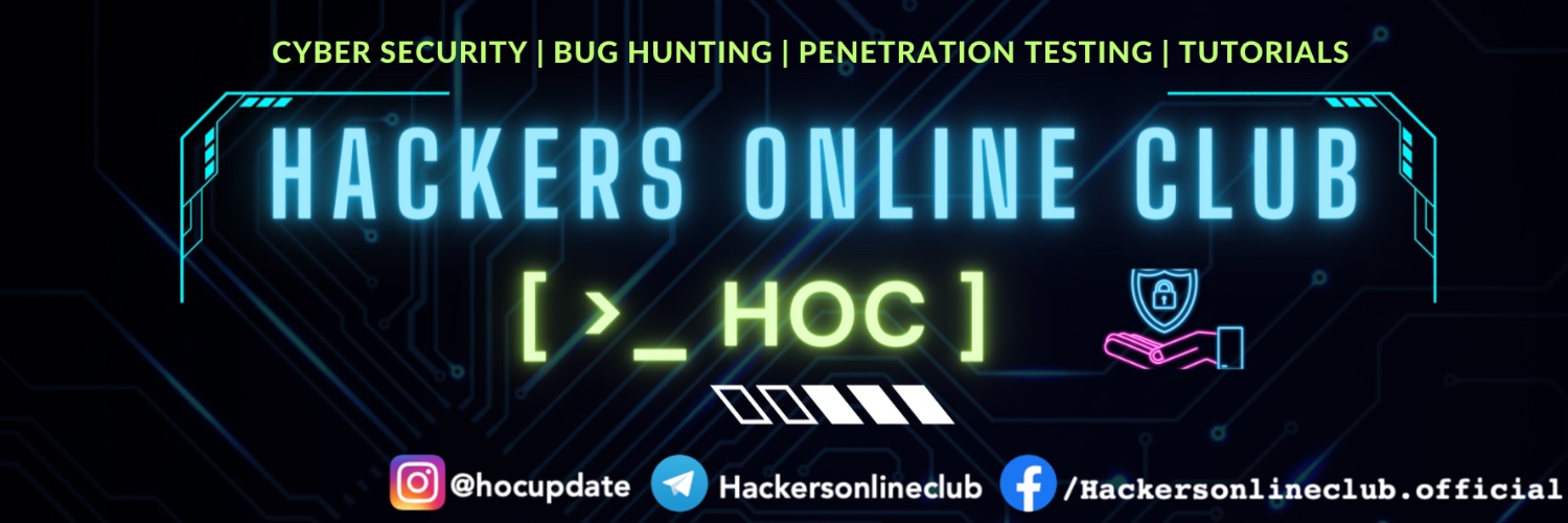 Hackers Online Club (HOC) banner