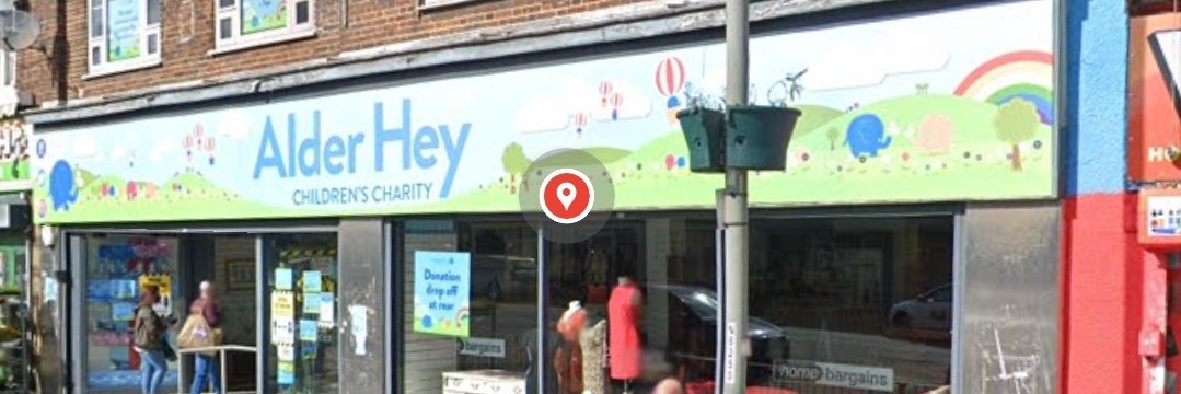 Alder Hey Charity Shop banner