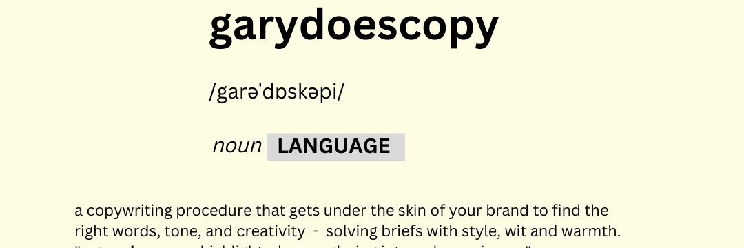 GaryLewis-Copywriter/UX Writer banner